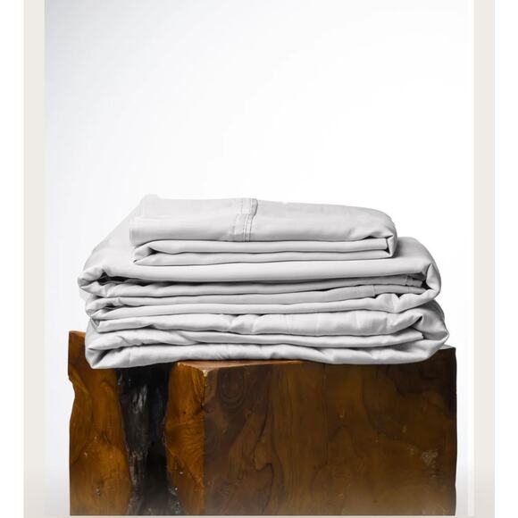 Olive and Crate Other - Olive Crate 100% Eucalyptus TENCEL Cooling - SPLIT KING Sheet Set 5pc Grey Mist